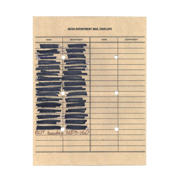 Inter-Departmental Envelope – BCIT Inventory