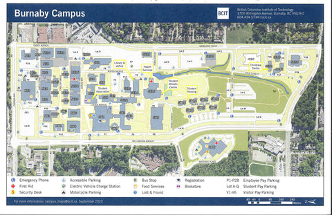 Burnaby Campus Maps – BCIT Inventory