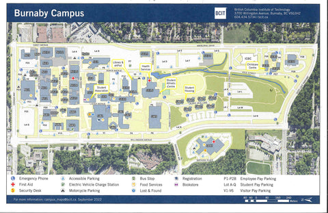 Burnaby Campus Maps